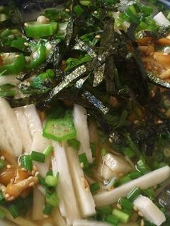 ネバネバネバかけそうめん-レシピのメイン写真