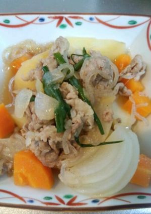 昔ながらの肉じゃが。-レシピのメイン写真