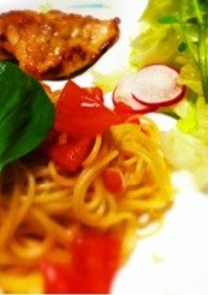 冷製パスタ-レシピのメイン写真