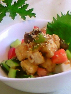 中華風豆腐サラダ-レシピのメイン写真