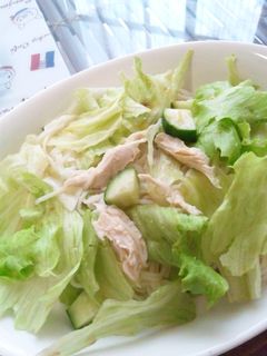 簡単☆鶏ささみの冷やし中華風そうめん-レシピのメイン写真