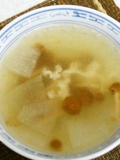 冬瓜となめこの中華スープ-レシピのメイン写真