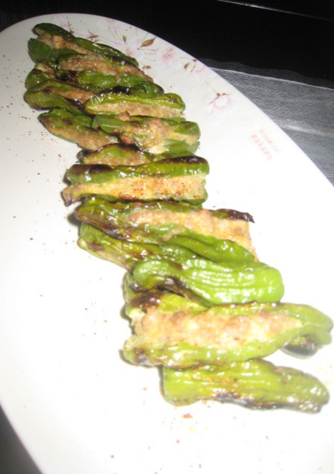 ししとうの豚挽き肉詰め焼き-レシピのメイン写真