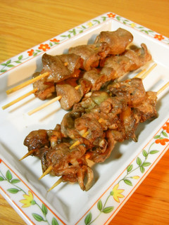 焼鳥屋のメニュー!『鶏のハツ2種』♬-レシピのメイン写真