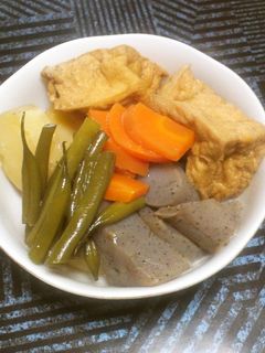 厚揚げとじゃがいもとこんにゃくの煮物-レシピのメイン写真