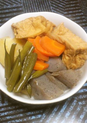 厚揚げとじゃがいもとこんにゃくの煮物-レシピのメイン写真