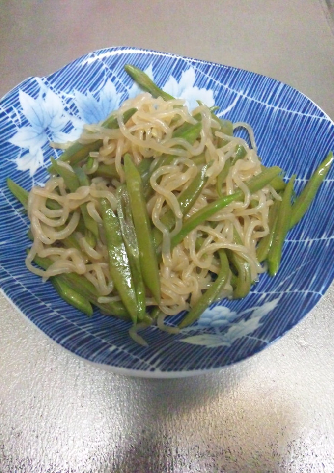いんげんの油炒め-レシピのメイン写真