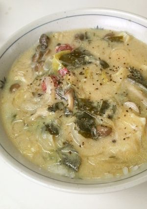 味噌豆乳の春雨と野菜の優しいスープ☆-レシピのメイン写真