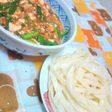 一風変わった、麻婆つけうどん♪