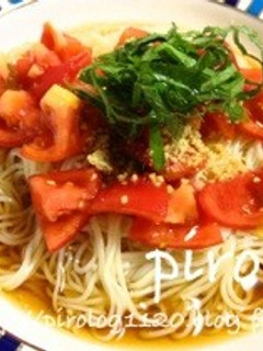 ★トマトマ素麺★-レシピのメイン写真