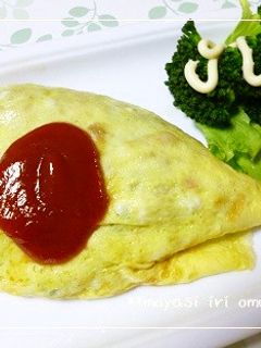 もやし入りオムレツ-レシピのメイン写真