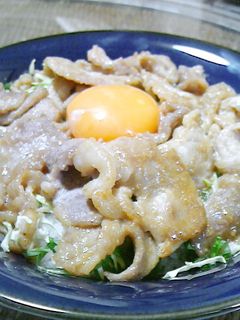 味噌豚丼-レシピのメイン写真
