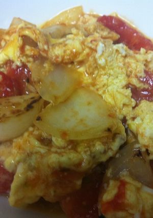 番茄炒蛋*香港レシピ*トマトと卵の炒め-レシピのメイン写真