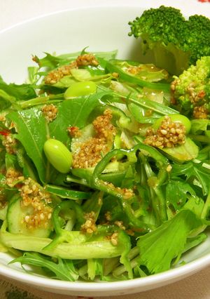 サラダ☆ 緑の野菜♪-レシピのメイン写真