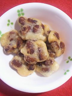 子供に人気!金時豆・甘い煮豆の天ぷら-レシピのメイン写真