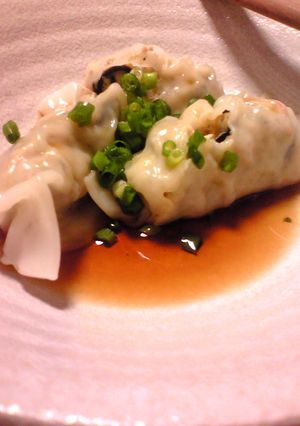 豆腐とひじきのゆで餃子-レシピのメイン写真