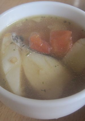 たらとトマトとじゃがいものスープ-レシピのメイン写真