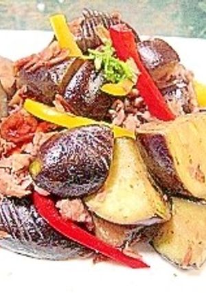 ナスと豚肉のライム風味エスニック炒め-レシピのメイン写真