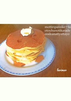 もっちりお豆腐あじのパンケーキ-レシピのメイン写真