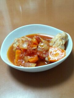 チキンのトマト煮込み-レシピのメイン写真