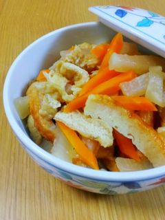 大根・人参・油揚げの懐かし煮♡-レシピのメイン写真