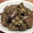 なすとひき肉の炒め
