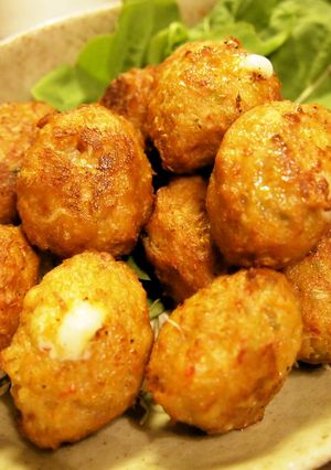 ふんわりとろ～り★コロコロ豚キムチーズ-レシピのメイン写真