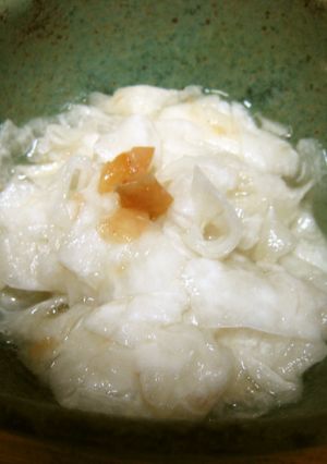 箸休めに！かぶと昆布茶の梅肉あえ-レシピのメイン写真