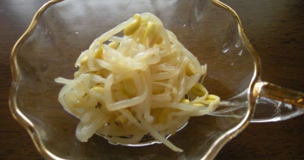 豆もやし☆ナムル風 by raradesu 【クックパッド】 簡単おいしい