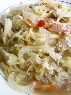 1人ランチ☆ レンジdeスープパスタ-レシピのメイン写真