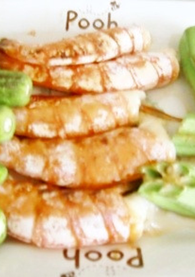 シシトウとオクラの焼肉のたれグリル焼き-レシピのメイン写真