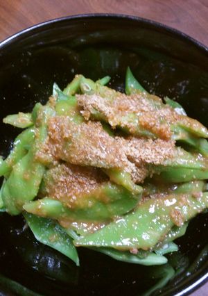 モロッコいんげん豆の酢味噌生姜和え-レシピのメイン写真