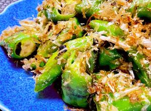 ししとうと花かつお炒め（鰹節でも）-レシピのメイン写真