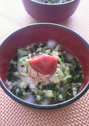 冷たい！！！　雑炊-レシピのメイン写真