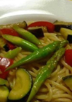醤油麹! 夏野菜パスタ-レシピのメイン写真