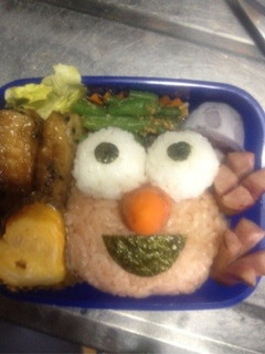 キャラ弁 エルモ-レシピのメイン写真