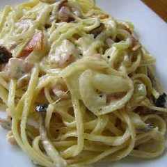 รูปของ シンプル簡単！クリームパスタ