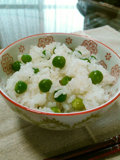 シンプル❢グリーンピースごはん(豆ご飯)-レシピのメイン写真