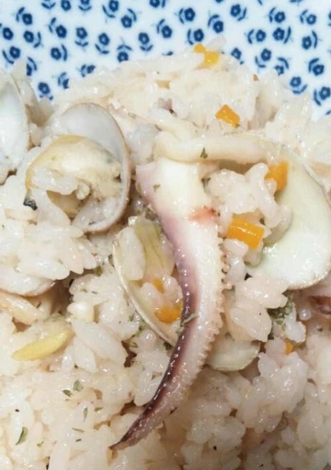 あさりとイカの炊くだけライス-レシピのメイン写真