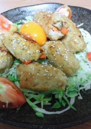 鶏ミンチで簡単つくね-レシピのメイン写真