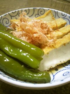夏おかず♪ピーマンと厚揚げの煮浸し-レシピのメイン写真