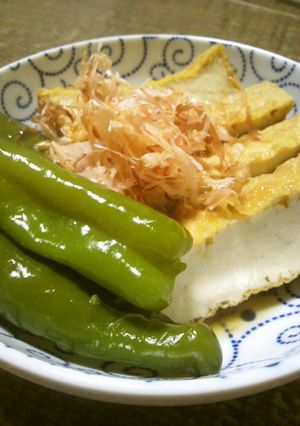 夏おかず♪ピーマンと厚揚げの煮浸し-レシピのメイン写真