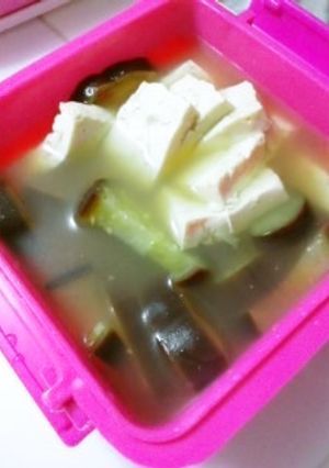 ＊レンジでなすと豆腐のコンソメ煮＊-レシピのメイン写真