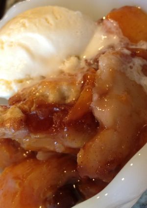 アメリカンスイーツ☆ピーチコブラー☆-レシピのメイン写真