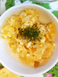 離乳食中期~赤ちゃん大好きお豆腐の卵とじ-レシピのメイン写真