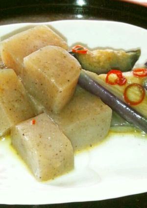 こんにゃくと揚げナスの甘辛煮♪-レシピのメイン写真