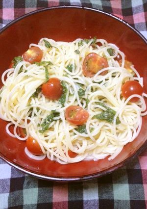 トマトと大葉の冷製パスタ-レシピのメイン写真