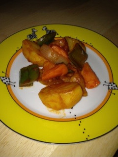 いろいろ野菜のトマト炒め煮-レシピのメイン写真