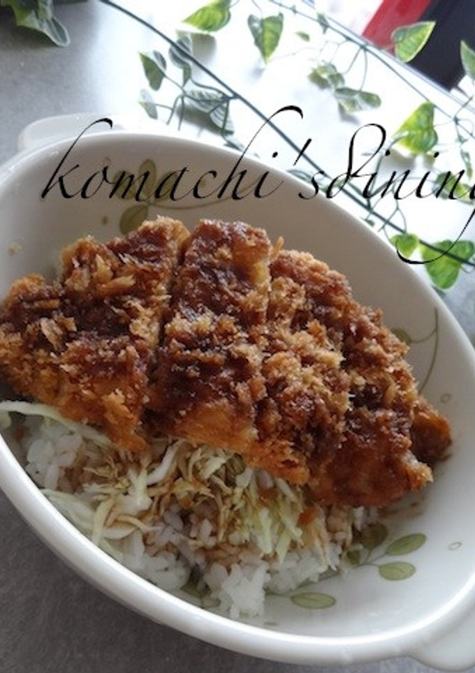 ソースかつ丼のソース-レシピのメイン写真