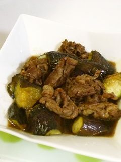 牛肉とナスの炒め煮-レシピのメイン写真